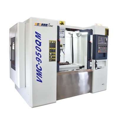 VMC Dört Eksenli CNC Freze Makinesi 1500x420mm Çalışma Masası Güçlü Sertlik