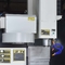 Hassas CNC Dikey Freze Merkezi Makinesi Uzun Çalışma Masası 1800x420mm