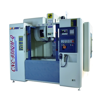 Endüstriyel 3 Eksenli Cnc Dikey Freze Makinesi 0.008mm Tekrar Konumlandırma Doğruluğu